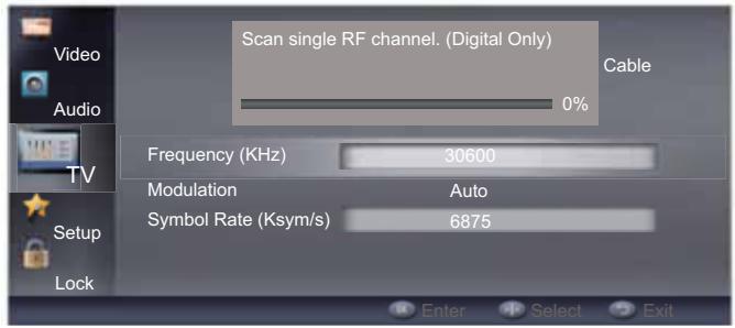 HAIER LE32F6000T - Single RF Scan (Digital channel only) - 2