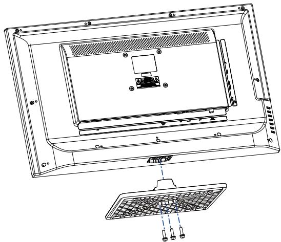 HAIER LE32F6000T - Montage des Standfußes - 1