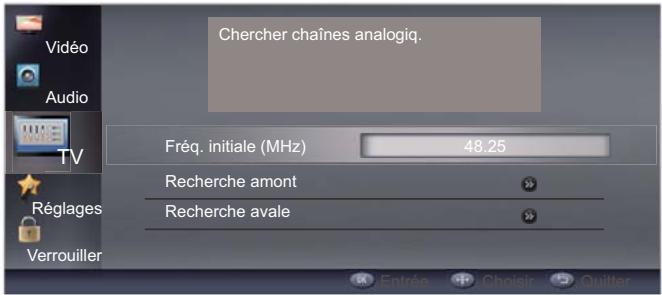 HAIER LE32F6000T - Recherche analogue manuelle - 1