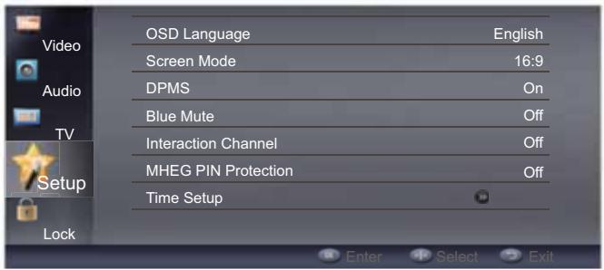 HAIER LE32F6000T - Adjusting the TV Settings - 1