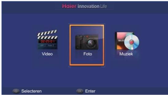 HAIER LE32F6000T - USB-mediaspeler gebruiken: - 2