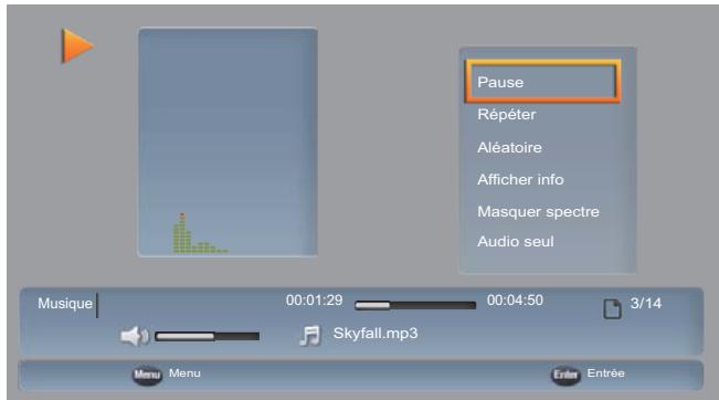 HAIER LE32F6000T - Mode musique - 1