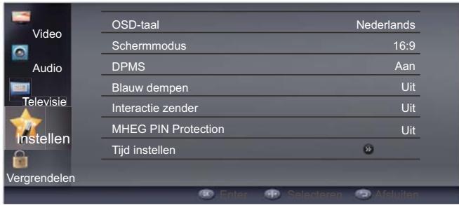 HAIER LE32F6000T - De tv-installingen aanpassen - 1