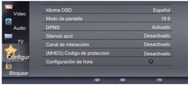 HAIER LE32F6000T - Ajuste de la configuración del televisor - 1