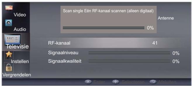 HAIER LE32F6000T - ■ Enkele RF-scan (alleen digitale kanalen) - 1