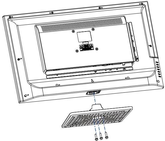 HAIER LE32F6000T - Installation du socle - 1