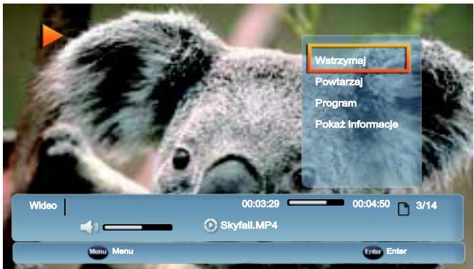 HAIER LE32F6000T - Tryb odtwarzania filmów - 1
