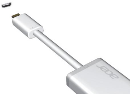 ACER ICONIA W510-27602G06ASS - HDMI MICRO - 1