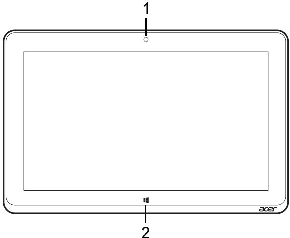 ACER ICONIA W510-27602G06ASS - Pogled odozgo - 3