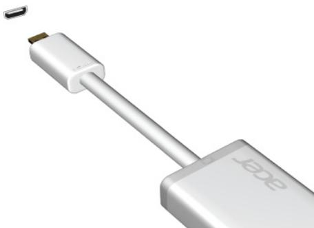 ACER ICONIA W510-27602G06ASS - HDMI MICRO - 1