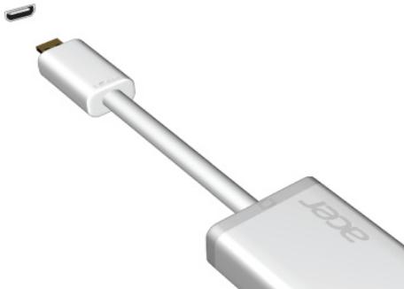 ACER ICONIA W510-27602G06ASS - HDMI Micro - 1