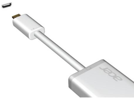 ACER ICONIA W510-27602G06ASS - HDMI MICRO - 1