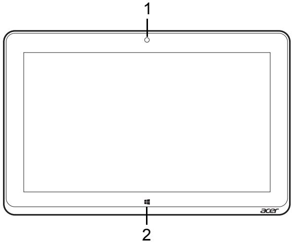 ACER ICONIA W510-27602G06ASS - 上視圖 - 3