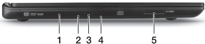 ACER ASPIRE M3-580G - Fra venstre - 1