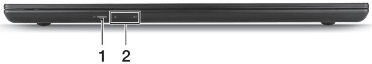 ACER ASPIRE M3-580G - Vista frontal - 1