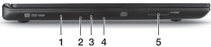 ACER ASPIRE M3-580G - Vue gauche - 1
