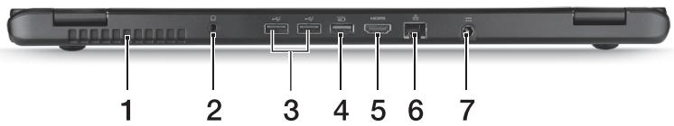 ACER ASPIRE M3-580G - Visãoestraseira - 1
