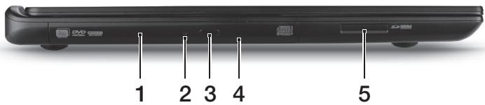 ACER ASPIRE M3-580G - Venstre visning - 1