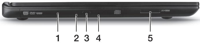 ACER ASPIRE M3-580G - Vaizdas iš kairës - 1