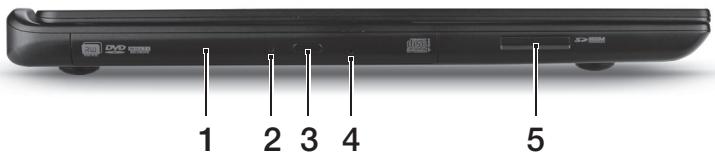 ACER ASPIRE M3-580G - Left view - 1