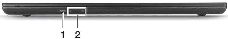 ACER ASPIRE M3-580G - 前視圖 - 1