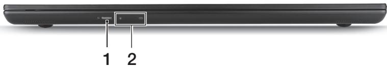 ACER ASPIRE M3-580G - Front view - 1