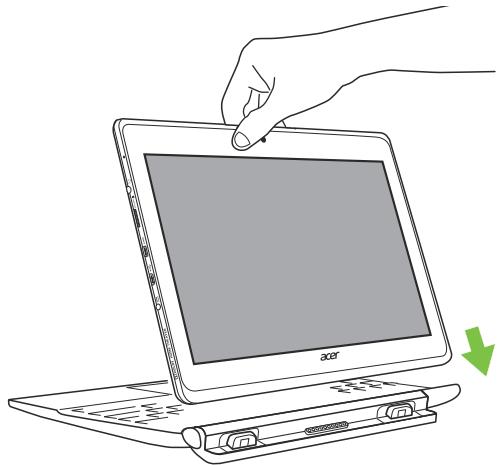 ACER SW5-173P - Fixer et détacher le clavier - 3