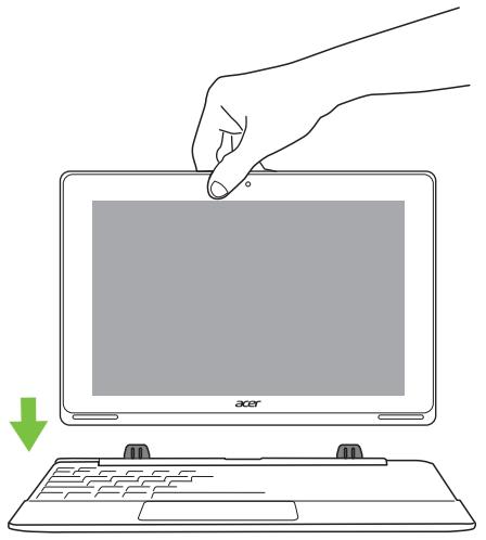 ACER SW5-173P - Fixer et détacher le clavier - 1