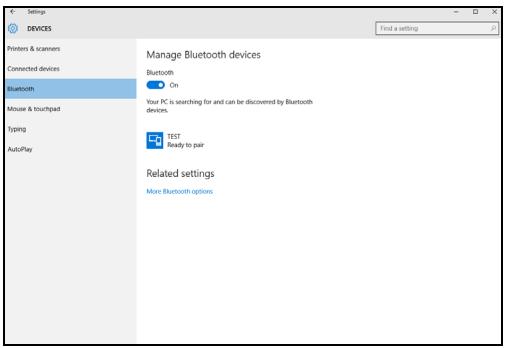 ACER ASPIRE R7-372T - Activer Bluetooth et ajouter un appareil - 1