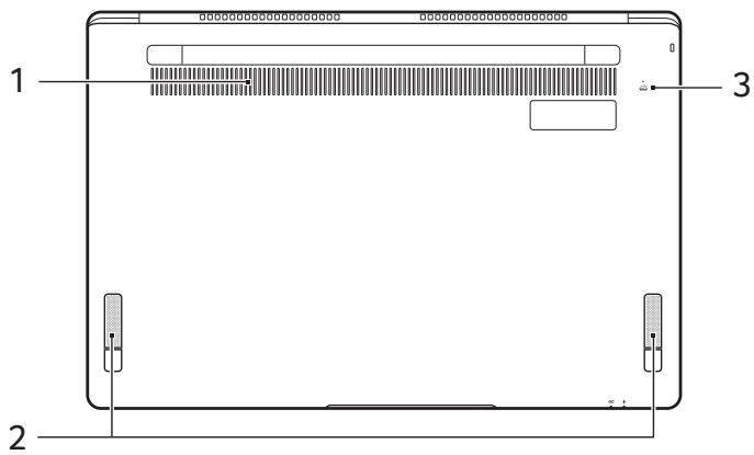 ACER ASPIRE R7-372T - Vue de la base - 1