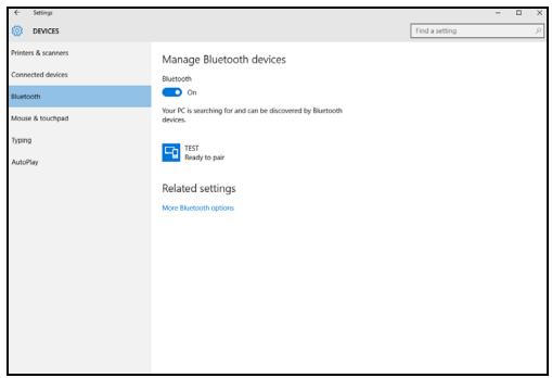 ACER SW5-014P - Activer bluetooth et ajouter un périphérique - 1