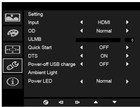 ACER XB271HU - Setting - 1