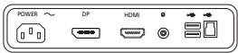 ACER XB271HU - Controles externos - 2