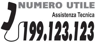 CANDY PL2D40 - UN SOLO NUMERO TELEFONICO PER OTTENERE ASSISTENZA. - 1