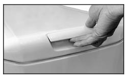 CANDY CTF 6130-47 - Préparation lavage. ouverture/fermeture tambour - 1
