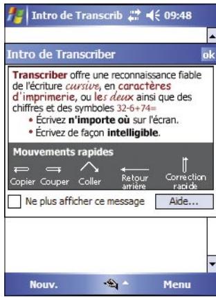 ASUS MYPAL A632 - Pour utiliser le transcripteur: - 1