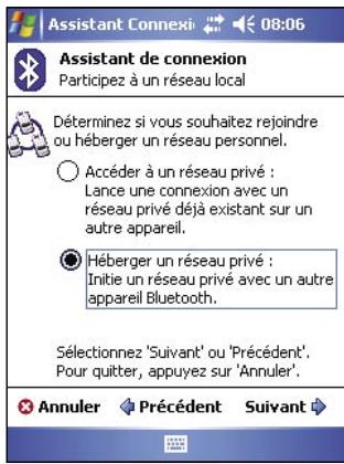 ASUS MYPAL A632 - Pour configurer un réseau personnel Bluetooth: - 1