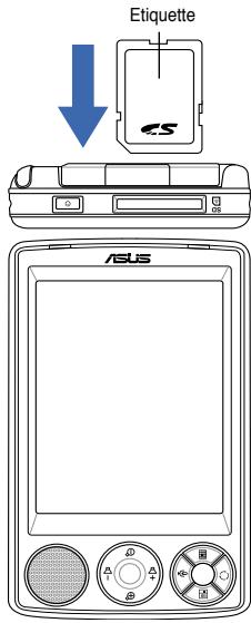 ASUS MYPAL A632 - Installer et retirer une carte SD/MMC/SDIO - 1