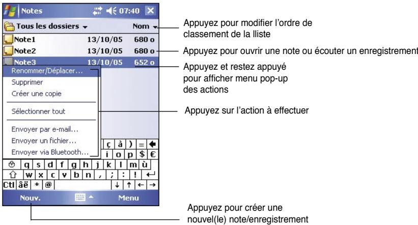 ASUS MYPAL A632 - Notes - 2