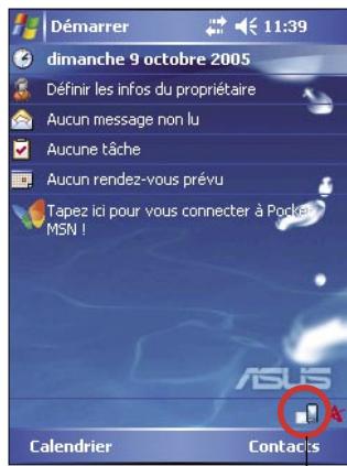 ASUS MYPAL A632 - Pour changer l'orientation de l'affichage sur l'écran : - 1