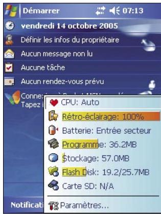 ASUS MYPAL A632 - Pour lancer Asus Status: - 1