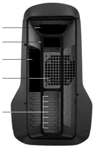 ASUS VENTO3600 - Caracteristiques du panneau arrière - 1
