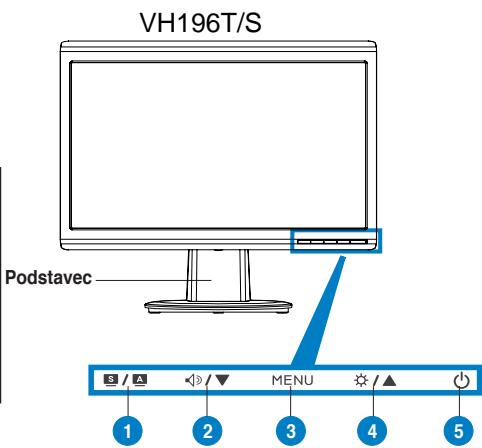 ASUS VH196D - Pohlad spredu - 1