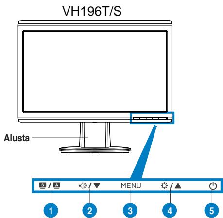 ASUS VH196D - Näkymä edestä - 1