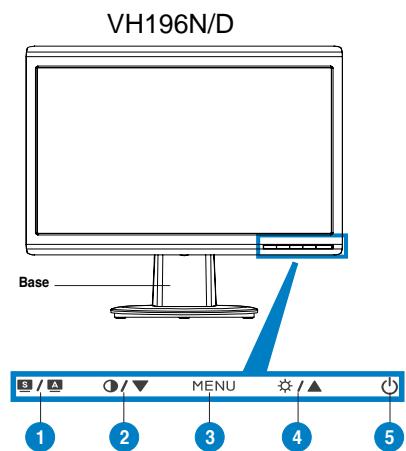ASUS VH196D - Vista frontal - 2