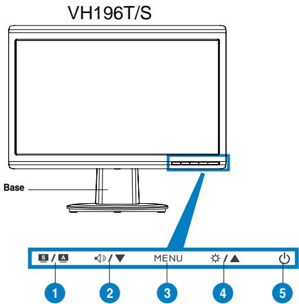 ASUS VH196D - Front view - 1
