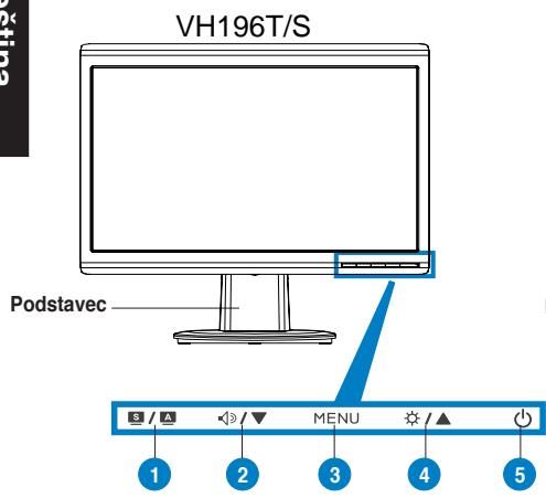 ASUS VH196D - Pohled zepredu - 1