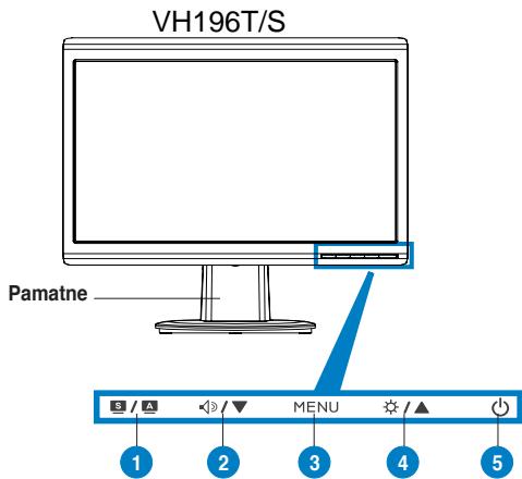 ASUS VH196D - Skats no priekspuses - 1