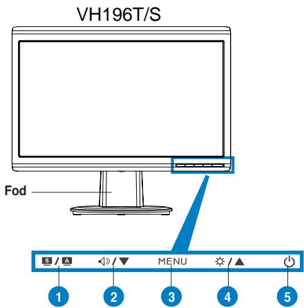 ASUS VH196D - Set forra - 1
