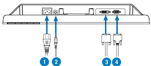 ASUS VH196D - Conectar los cables - 1
